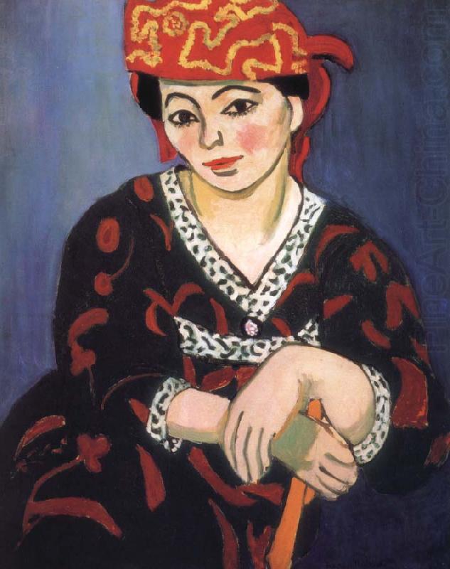 Henri Matisse Woman wearing a red turban china oil painting image